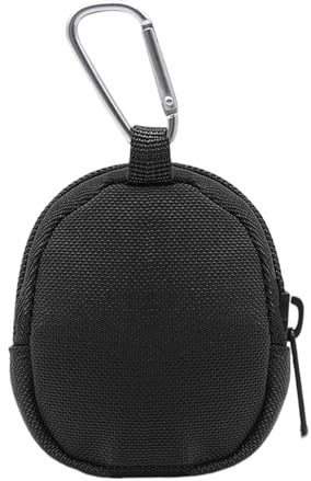 Geldtasche und Geldbörse im Freien – tragbare Aufbewahrungstasche für Schlüssel und Kopfhörer | Multifunktionaler Organizer für Münzen, Karten und Kabel, perfekt für Reisen, Rand, Schwarz , Se référer
