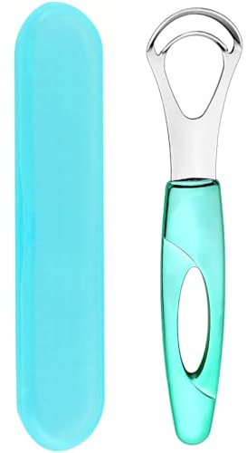 Gratte-langue, gratte-langue, gratte-langue, gratte-langue, grattoir de langue, aide à lutter contre la mauvaise haleine, gratte-langue (bleu)