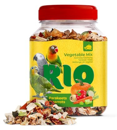 RIO Vegetable Mix | 150 g | Leccornia per parrocchetti e pappagalli | A base di verdure essiccate
