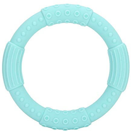 COCOYUEMA Collar de dentición de silicona bebés, de alta resistencia a la tracción, a altas temperaturas, resistente a la decoloración, impermeable y resistente a la (Pulsera Gel Dentición Verde