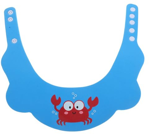 Generic Verstellbare Duschhaube und Niedlichem Cartoon Design mit Robustem Silikonmaterial Schutz Beim Haarewaschen und Baden für Kleinkinder
