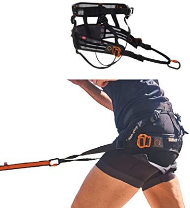 Non-stop dogwear CaniX Gürtel Hands Free Dog Running Belt für Canicross. Bequemer Hüftgurt für Jogging und Training von Hunden, Größe L.