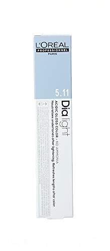 L'Oréal Professionnel DiaLight 5.11 Färbung, hellbraun, tief, ohne Ammoniak, 50 ml