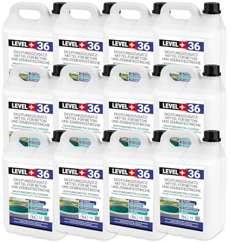 Mastic liquide 60 l d'additif de mortier pour chape de ciment Plastificateur RM36