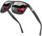 Perfectmiaoxuan Polarized sunglasses for men/women; Vintage/classic/elegant light frame; HD pilot lenses; Golf/driving/fishing/travel Eyewear