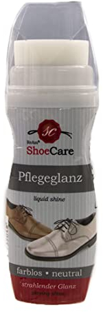 ReAm | Schuh Pflegeglanz farblos | Für schnellen und perfekten Glanz bei optimaler Pflege von Glatt - Lederschuhen | Schuhcreme mit praktisch integriertem Schwamm