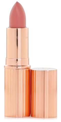 Charlotte Tilbury K.I.S.S.I.N.G Lipstick - Moisturizing & Hydrating Lipstick with Light-Diffusing Pigments for a Luminous Finish & Fuller-Looking Lips - Pillow Talk Fair