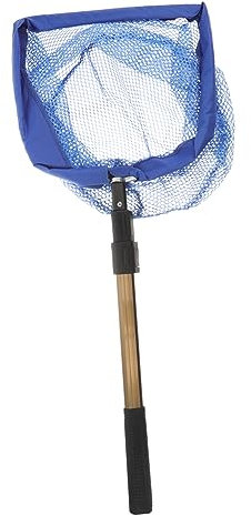 KOMBIUDA Tischtennis-bälle-aufnehmer Mit Verstellbarem Teleskopgriff Großer Kapazität Netzbeutel Für Kleine Bälle Praktisches Ballfänger-Tool Zum Aufheben Ohne Bücken