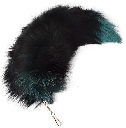 Benyong Fox Tail 16 Inch Therian Tail Fuchsschwanz Furry Tail Therian Black Fuchs Schwanz Fox (19)