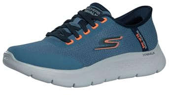 Skechers Uomo Go Walk Flex Netro Slip-in ALLENATRICE
