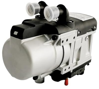 MegLob Calentador De Bomba De Agua Diesel De 6Kw, Calentador De Aire Diesel con Control De Pantalla LCD, Calentador De Estacionamiento Automático Portátil, para Camiones,2 Way Remote