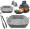 Air Fryer Accessories for Ninja Crispi 3.8L Tray: Includes Liners for Ninja Crispi Air Fryer FN101UKGY, Plus Gloves and Tongs for Ninja Crispi, Liners for The 3.8L Tray, Liners for FN101UK by FryEasy