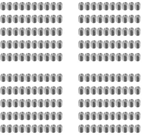 Reinscer 200 unidades, M2,5 x 3 mm, acero inoxidable, hexágono interior, juego de tornillos prisioneros sin cabeza