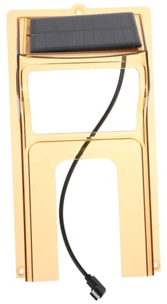 ELAYARD Protection Sonnette Étanche Anti-Pluie et Anti-UV avec Cache Boîte pour Caméra de Porte Solaire Installation Facile pour Sécurité Extérieure