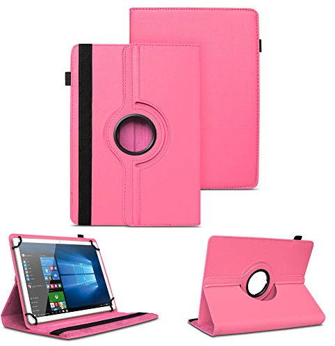 Tablet Schutzhülle kompatibel mit PEAQ Tablet PET 100 101 1008 10,1 Zoll Hülle 360 Grad Drehbar Tasche ultradünne Kunstleder Tablethülle Standfunktion 360° Drehbar Case