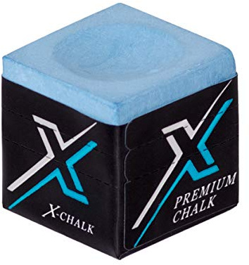 Exceed X-Chalk Billardqueue Billardkreide, Blau, 1 Stück