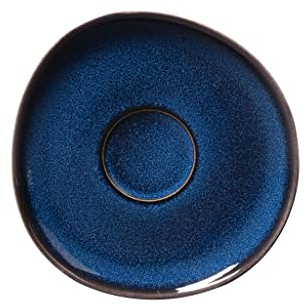like. by Villeroy & Boch Lave bleu piattino per tazza da caffè, 15,5cm