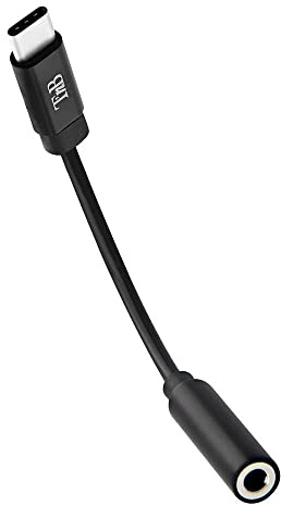 T'nB - Adaptateur USB-C vers Jack 3.5mm Femelle, Écoute Simplifiée | Coloris Noir, Compatible Casques et Écouteurs Jack 3.5 mm, Adapté aux Appareils USB-C
