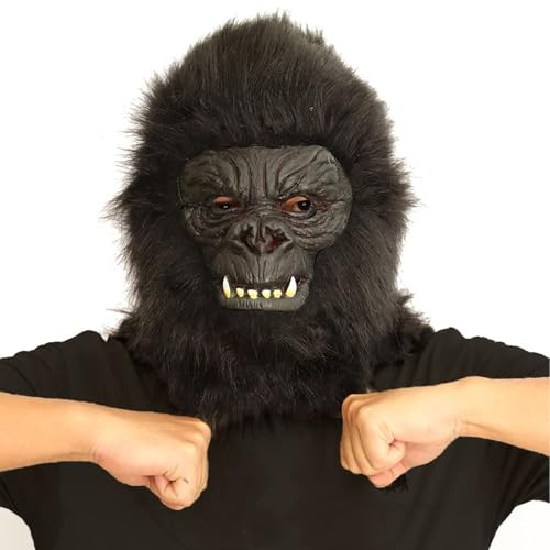 Animal Gorilla Head Mask Ape Novelty Halloween Dressing Up Costume For Party Props