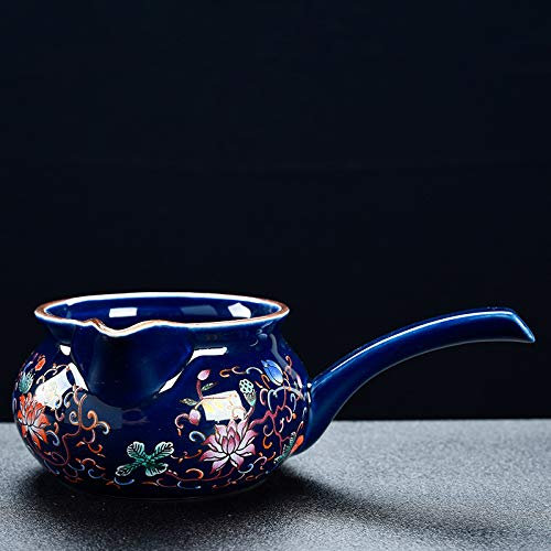 Service à thé oriental en céramique, théière, tasses à café, décorations, tasse à thé, service à thé Kung Fu en céramique, accessoires de cérémonie du thé, tasse de couleur émaillée, séparateur de thé