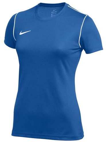 Nike W NK DF Park20 Top SS Haut à Manches Courtes, Bleu Roi/Blanc, s Femme