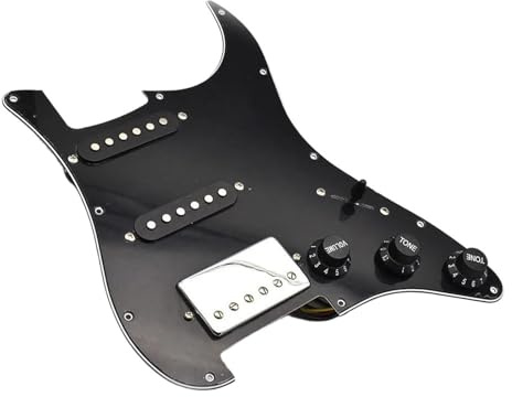 Pickguard Tonabnehmer Set SSH Loaded Prewired Pickguard Pickup Magnets Humbucker Pickups Plate Set Für ST E-Gitarre