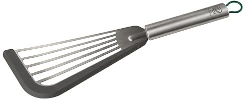 Chefkoch trifft Fackelmann – Premium Flexiwender aus Edelstahl und Silikon, ideal für beschichtete Pfannen, hitzebeständig bis 230°C, spülmaschinengeeignet