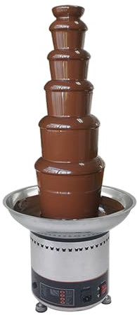 Fontana Per Fonduta Di Cioccolato In Acciaio Inox, Macchina Per Sciogliere Il Cioccolato, Controllo Della Temperatura Tramite Pulsante, Intervallo Regolabile: 0-150°C,6tiers-110V