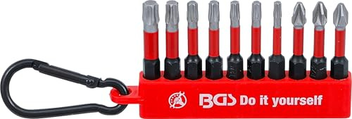 BGS Diy 20818 | Jeu d'embouts de torsion | entraînement six pans mâle 6,3 mm (1/4) | 50 mm | 10 pcs.
