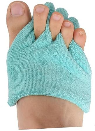 TOPPERFUN Rimuovi Duroni Piedi, Separatore per Dita e Cuscinetto Traspirante Asciutto e Pulito, per Anziani e Diabetici, Verde