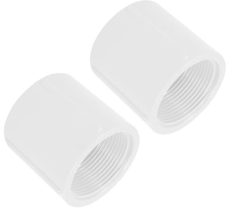 ROMISBABA 2 pezzi Adattatore Filettato PVC Raccordi per Impianti Idraulici Installazione Facile Acquatici Design e Resistente per Pressione