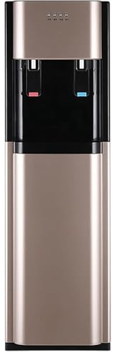 Freestanding Mains Fed Unit Loading Floor Standing Water Dispenser,Cooler Water Dispenser,Bottom Loading Hot and Cold Water For Home Office Commercial Business,Gold,Hot and cold