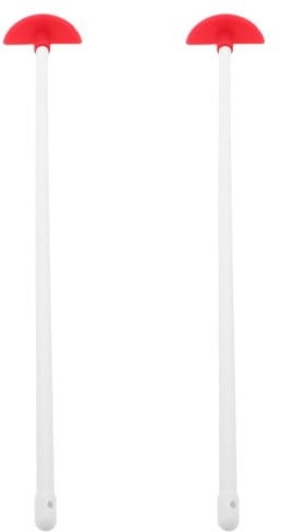DIYEAH Espátula de Silicona para Raspar Frascos y Mermelada, Flexible, Ergonómica y Suave para Superficies, Paquete de 2 Unidades para Uso en Cocina y Licuadora