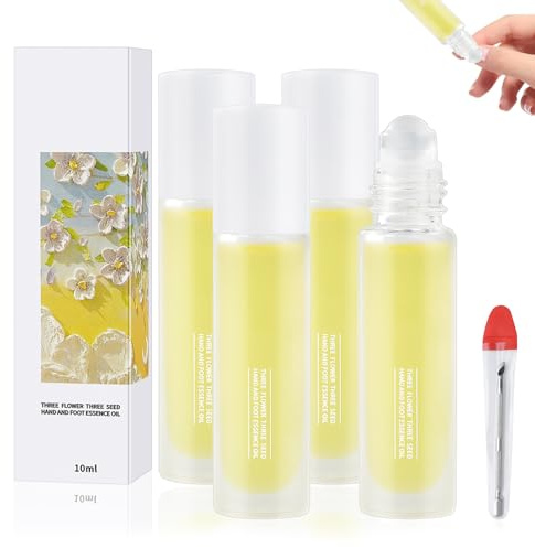 4 Pièces Huile Cuticules Ongles Stylo Nail Care Pen Huile A Cuticule OngleNourrit Peau Application Précise Hydrate Répare Sécheresse Les Gerçures Nourrit Compact Portable Avec 1 Outil Pour Les Nail