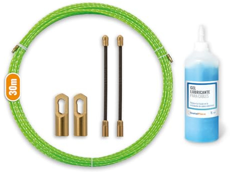 InstalPlace Pack Guía+Lubricante 1L Trenzada ⌀6mm 30m Electricista