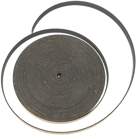 Ciieeo Bande D'étanchéité pour Haut-parleur Eva 1 Rouleau 10m Noir | Réduit les Fuites D'air, Absorbe les Chocs, Améliore le Son, pour Installation de Haut-parleurs et Boîtiers