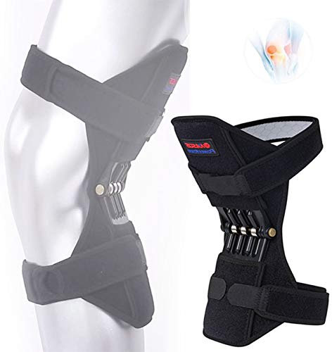 GGMWDSN Keep Leg, Genouillere Sport, GenouillèRe de Soutien Articulaire à Ressort, Rebonds Puissants Force de Ressort pour L'Arthrose du Genou, Escalade, Squat, Alpinisme, Exercice