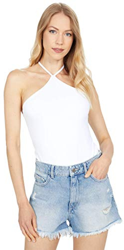 Susana Monaco String Halter Bodysuit Sugar LG