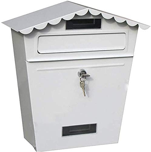 Cassetta Della Posta da Parete Cassette Postali Cassetta postale impermeabile Cassetta postale per la casa della villa europea Cassetta per pacchi Cassetta postale semplice per campo di campagna ameri