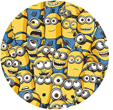 Tortenaufleger Minions, rund 20cm Fondantpapier PREMIUM