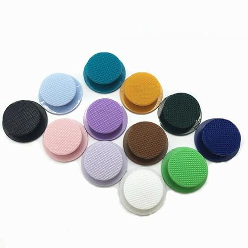 12 PCS Analog Joystick Stick Button Controller Cap Thumbstick Cover for PSP 2000 3000 Console (Colorful)