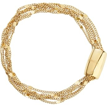 Breil, Collezione Magnetica System, Bracciale Donna Small Comet, in Acciaio Lucido Color Oro, Pratica Chiusura con Magnete, Colore Gold, Misura 19,5 Cm, Idea Regalo Donna