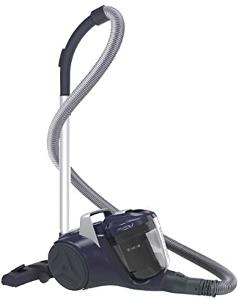 Hoover BR21HM 390022292, Cylinderdammsugare utan påse, svart och blå, 700 W, 2 liter, 78 decibeles