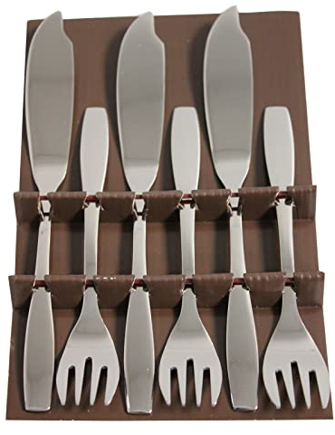 Fisch Besteckset 6-teilig Fischmesser Fischgabel neuetischkultur