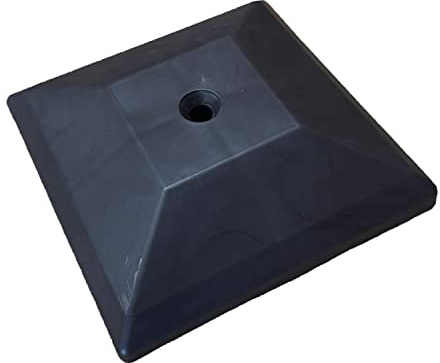 Fence Post Caps 3 x 3 Inch,Fence Post Toppers,Fence Post Caps Black, Plastic 10 Pack Protects Fence Posts from Rot