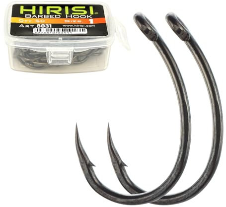 50 StüCk Angelhaken PTFE-Beschichteter Edelstahl Mit Hohem Kohlenstoffgehalt Stacheldraht Angelhaken Mit öSe AngelzubehöR (FBA-8031-1)