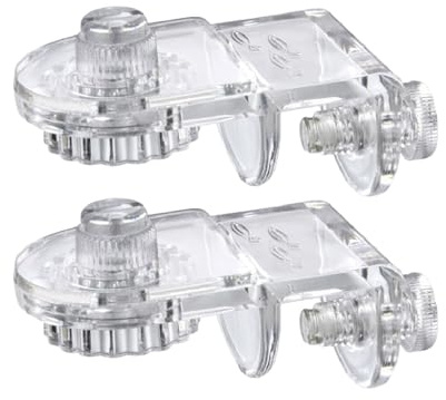 Aquariumdeckelhalter – Aquarium-Clips, 2 Stück Acryl randlose Glas-Himmel-Clips | obere Abdeckung Haubenstütze, randloses Aquarium-Zubehör, für die Aufrechterhaltung einer sicheren und gesunden