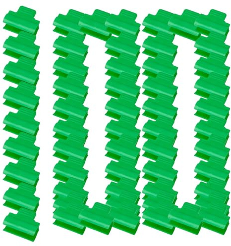 Lesunbak Lot de 100 colliers de serrage pour serre - Fixations robustes - Accessoires de rechange - Outils de support pour serre extérieure