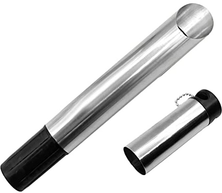 Ujjdwiurgh 1 Pezzo Trapiantatore Strumento Bulbo Piantare Strumento Foro Scavare Punch Strumento Giardino Lampadina Fioriera In Acciaio Inox Giardinaggio per Piante