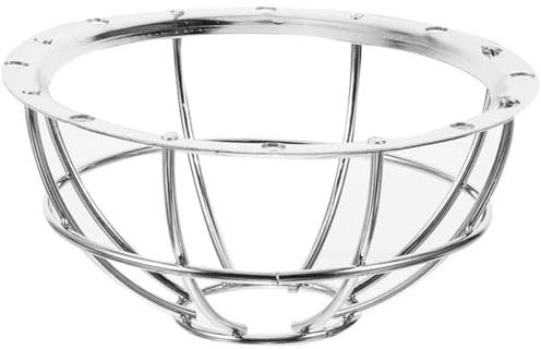 INOOMP Alarm Guard Cover with Explosion-Proof Mesh Shield for 106-132Mm Silver Base, Fire Safety Wire Guard for Home and Office Security